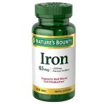 قرص آهن نیچرز بونتی 65 میلی گرم 100 عدد Nature’s Bounty Iron