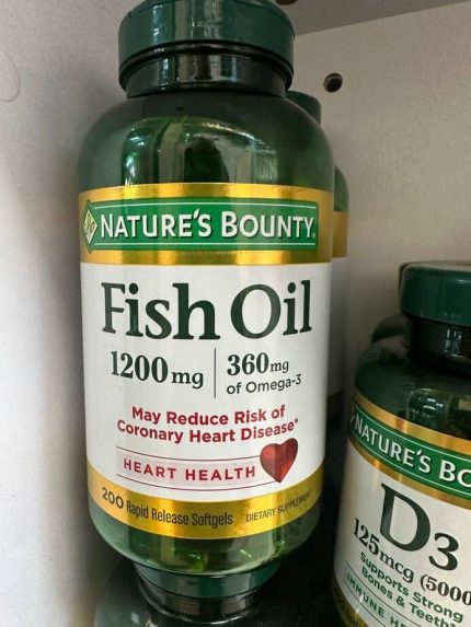 کپسول روغن ماهی نیچرز بونتی 1200 میلی گرم 200 عدد